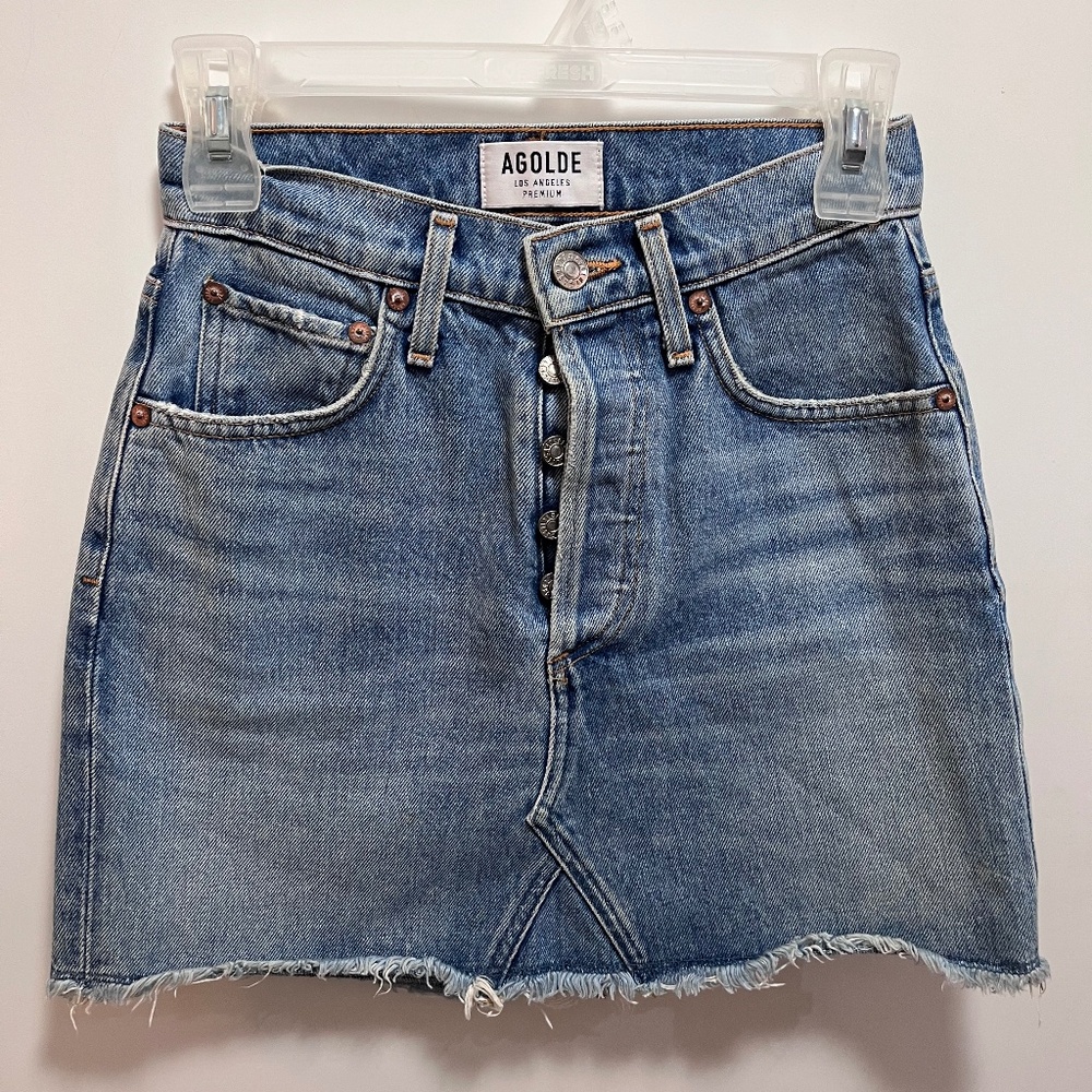 AGOLDE denim skirt
